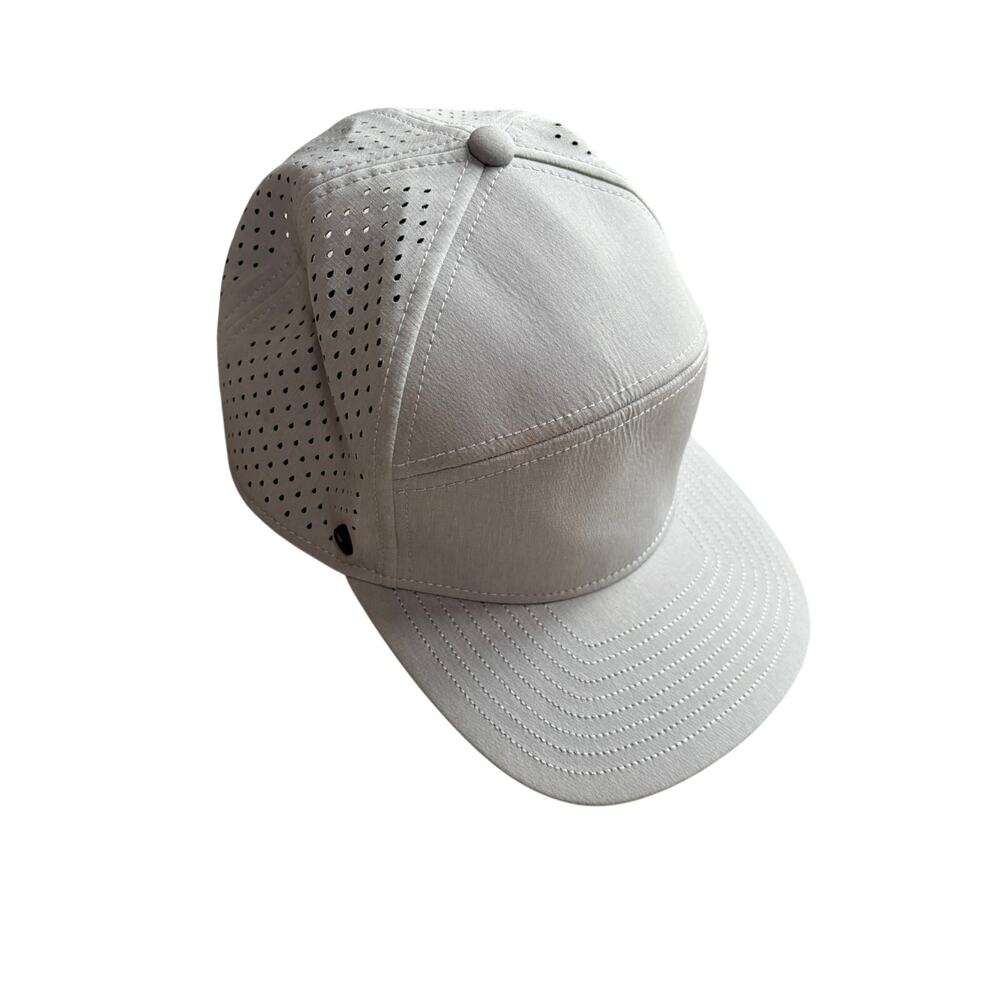Melin Trenches Hydrolite Hat Heather Grey Performance Snapback Cap - Picture 2 of 5